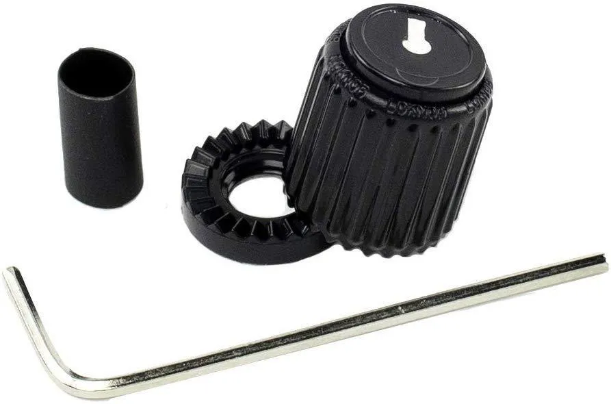 D'Addario  LokNob Small - Black PW-LNS-01B