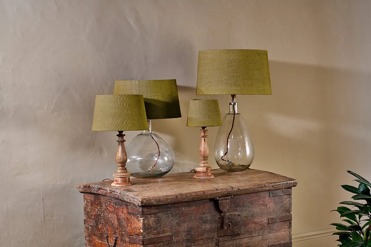 Dia Jute Lampshade - Olive