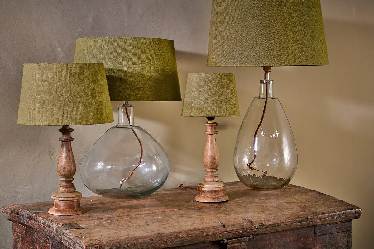 Dia Jute Lampshade - Olive