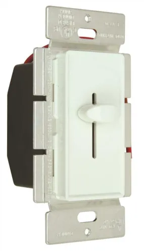 Dimmer-slide, 3 Way,  White