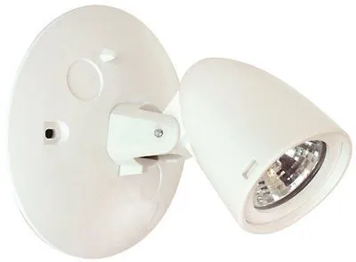 Dual-Lite Led Indoor Emergency Remote Lighting White Single Head 3 Watt 6 Volt