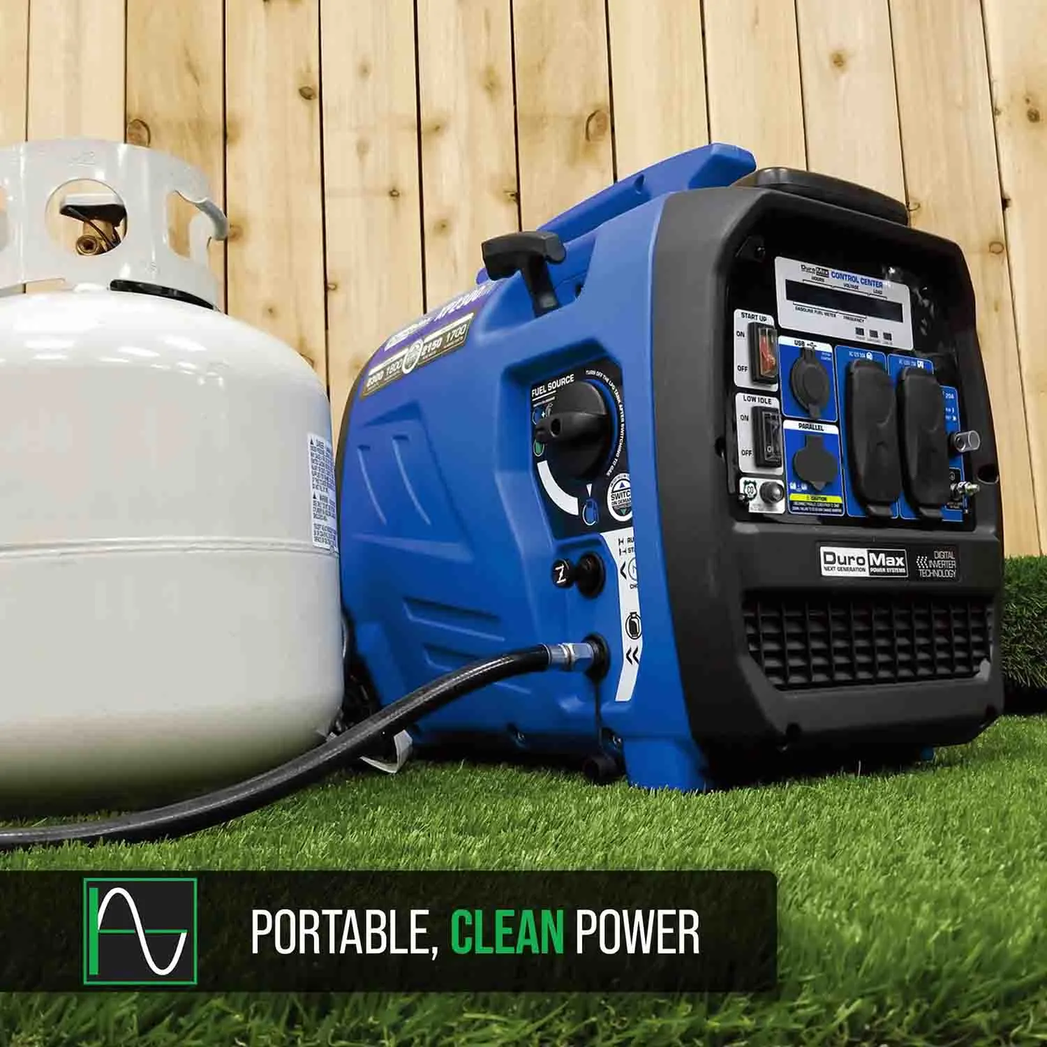 DuroMax XP2300iH Dual Fuel Portable Inverter Generator w/ CO Alert | 2300 Watts