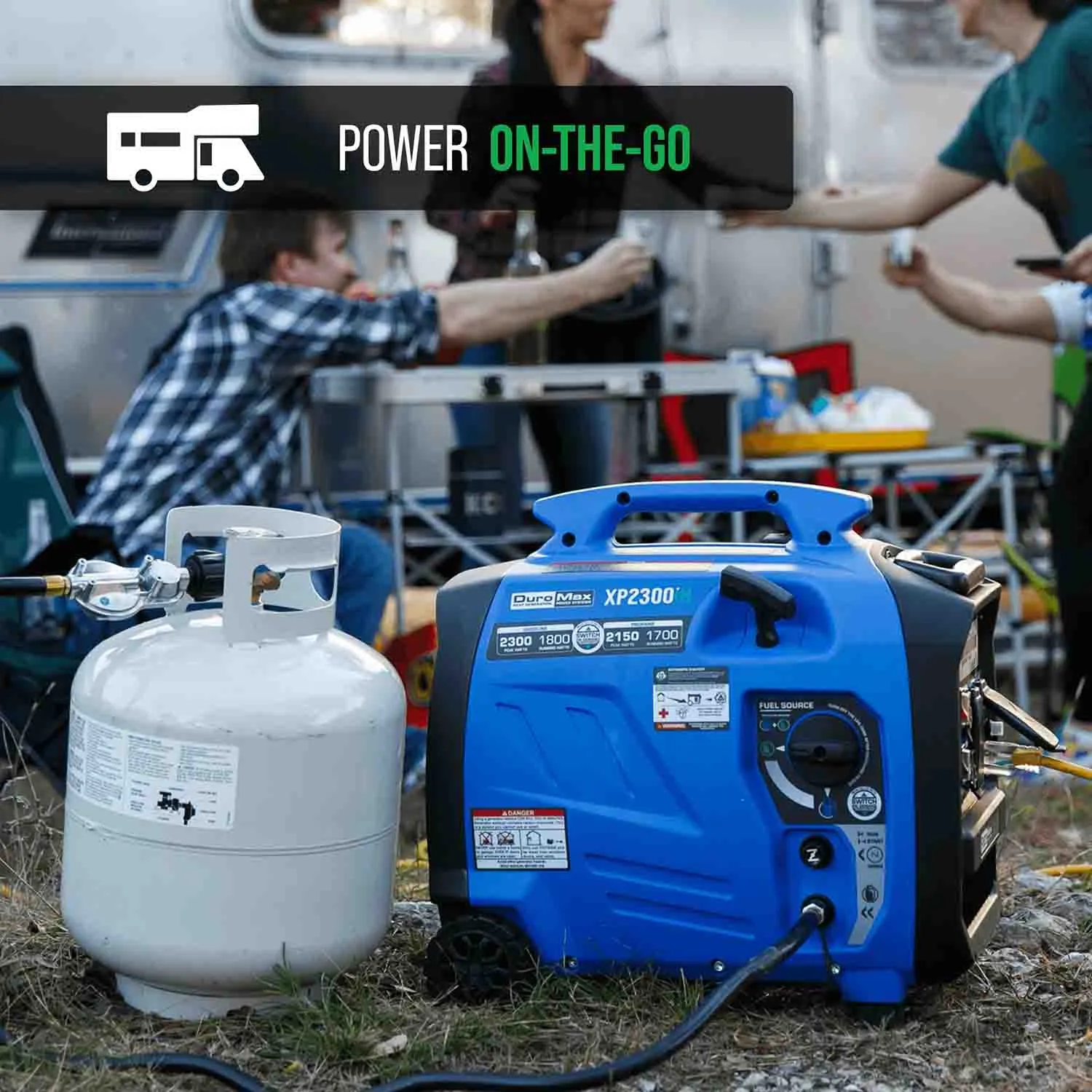 DuroMax XP2300iH Dual Fuel Portable Inverter Generator w/ CO Alert | 2300 Watts