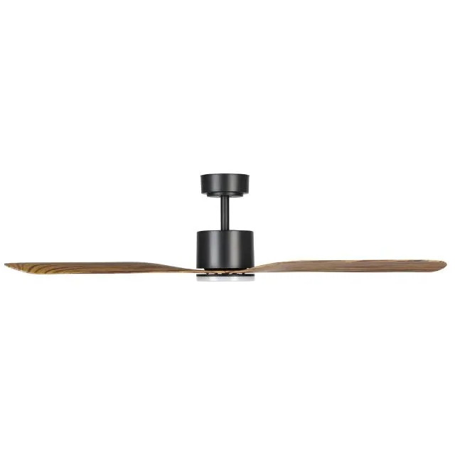 Eglo Iluka 52 Inch DC Fan 18W LED Tri-Col Black Wood