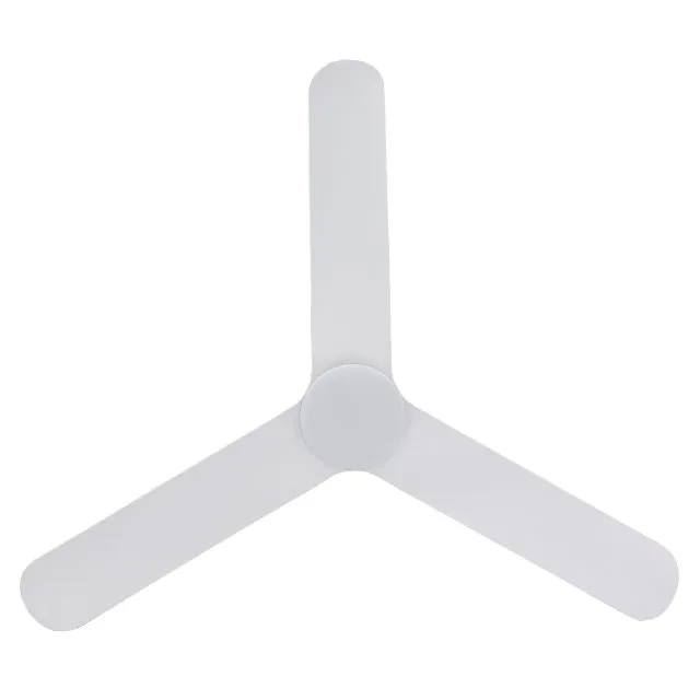 Eglo Iluka 52 Inch DC Fan 18W LED Tri-Col White Hugger