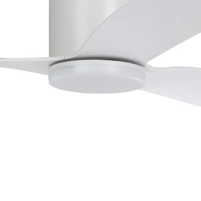 Eglo Iluka 52 Inch DC Fan 18W LED Tri-Col White Hugger