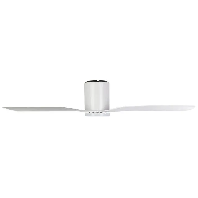 Eglo Iluka 52 Inch DC Fan 18W LED Tri-Col White Hugger