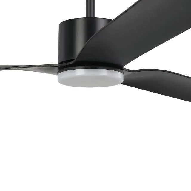 Eglo Iluka 60 Inch DC Fan 18W LED Tri-Col Black