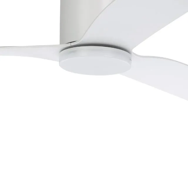 Eglo Iluka 60 Inch DC Fan 18W LED Tri-Col White Hugger