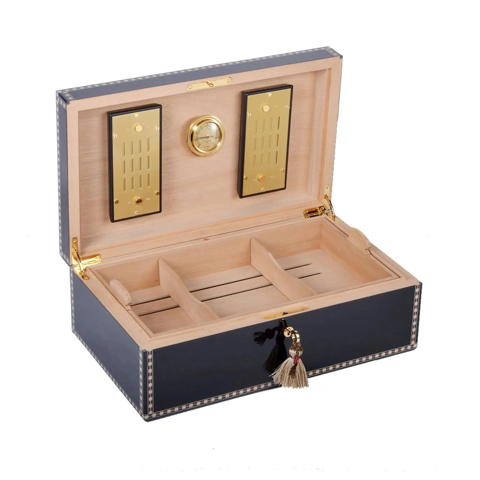 Elie Bleu Black Sycamore Medals Humidor (120 Cigars)