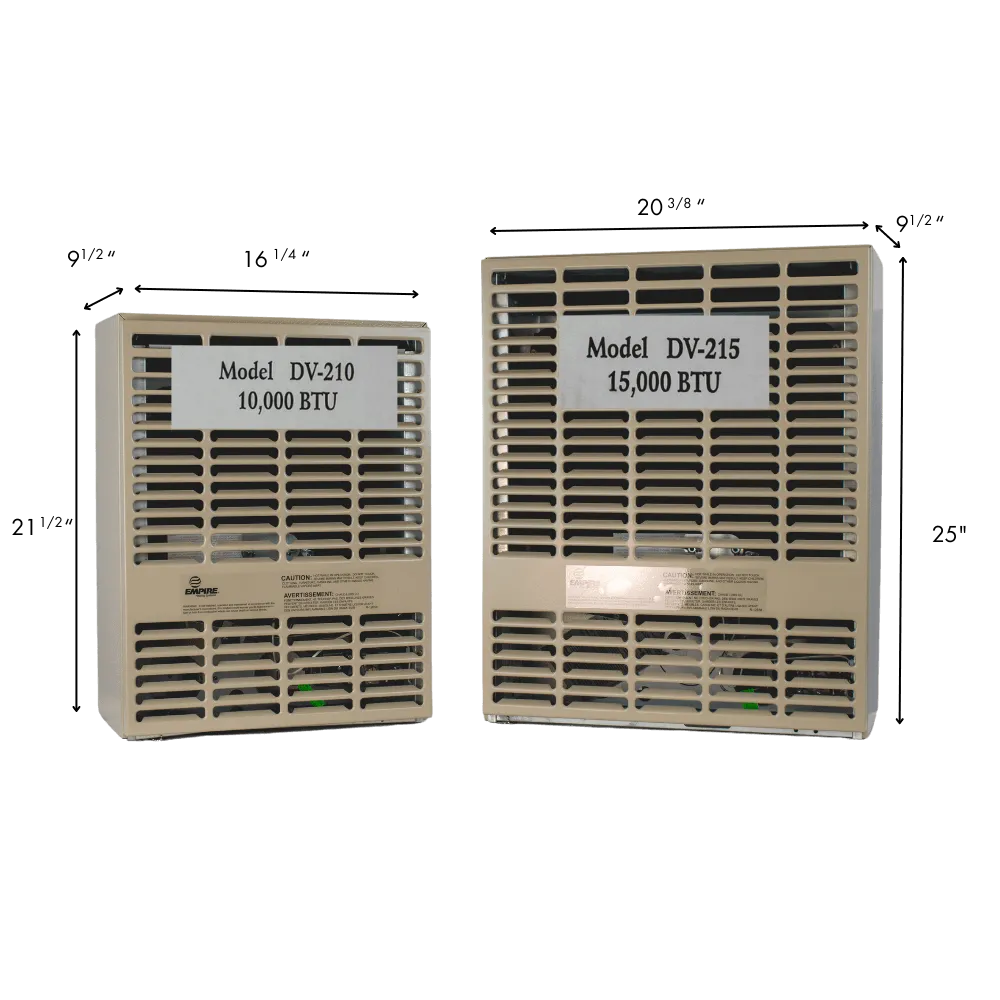 Empire 10,000 BTU Direct Vent Propane Heater