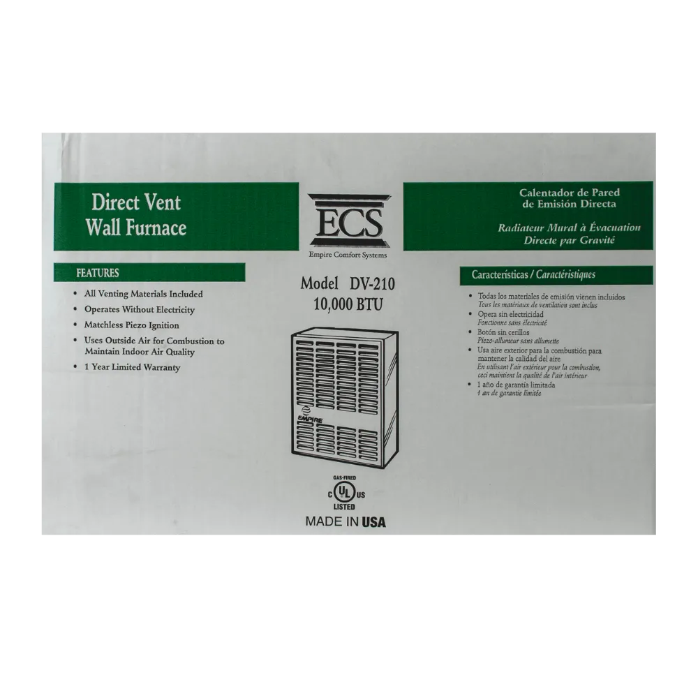 Empire 10,000 BTU Direct Vent Propane Heater