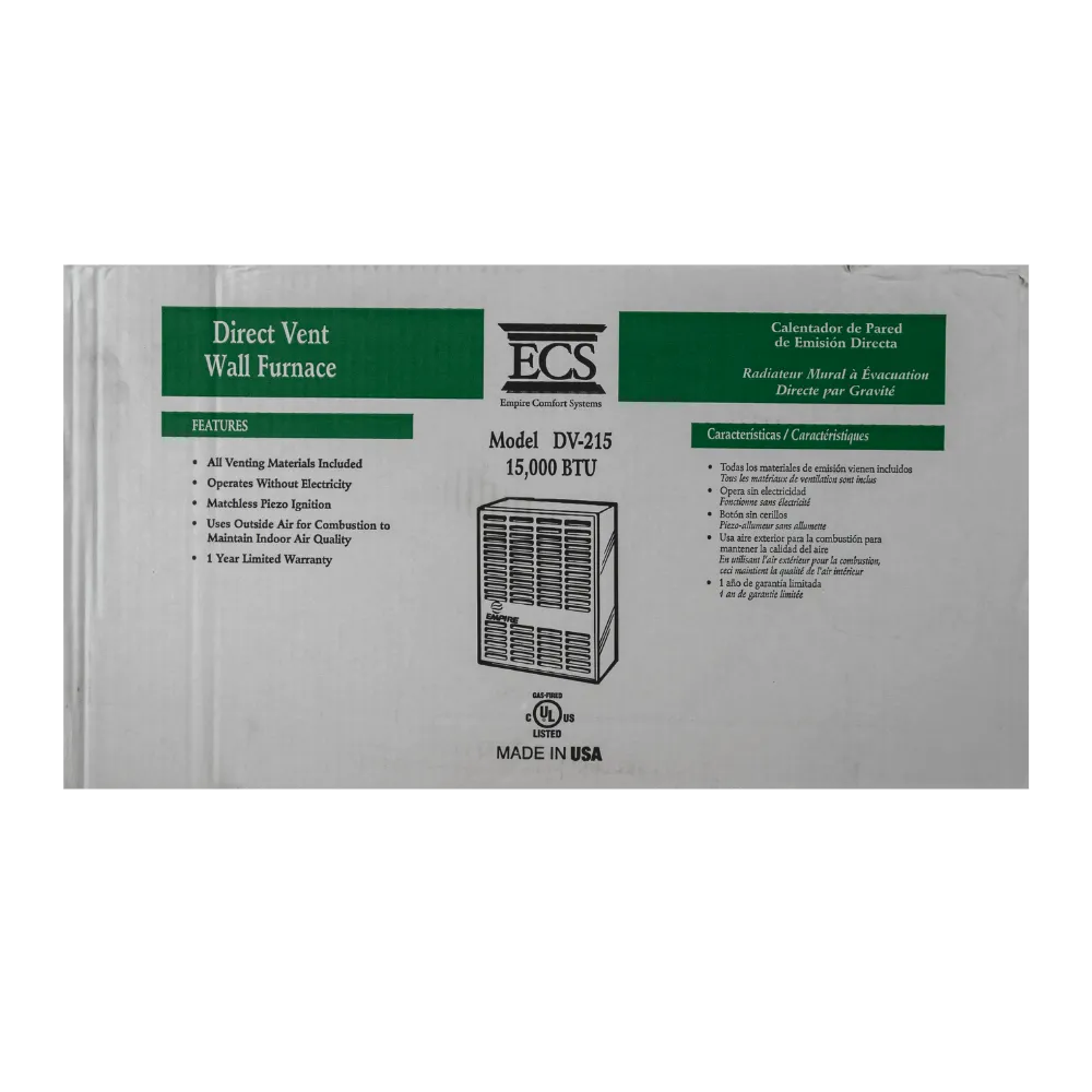Empire 15,000 BTU Direct Vent Propane Heater