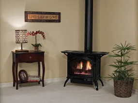 Empire White Mountain Hearth Spirit Stove Cast Iron Porcelain Black Small IP DVP20CC70B