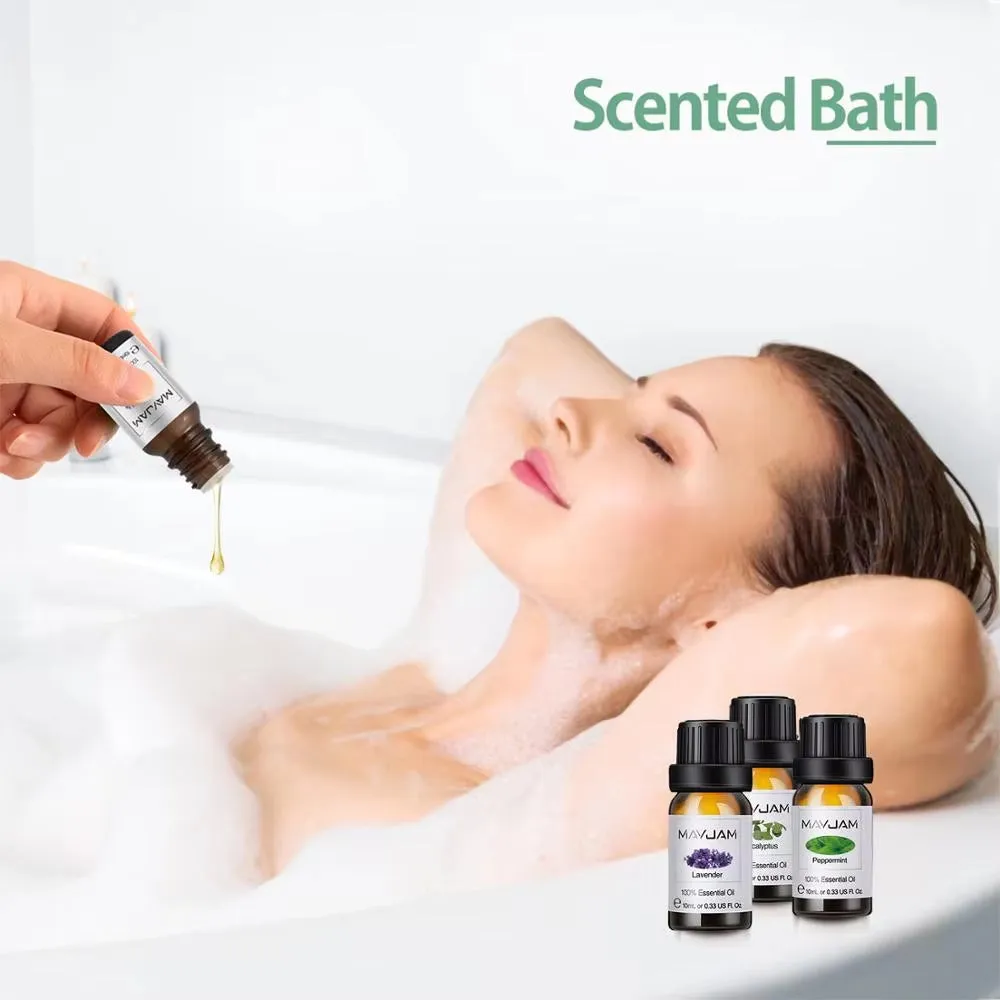 Essential Oils Set - 6Pcs Pure Aroma for Diffusers,Bath,Home,Soaps Candle Making,Aromatherapy,Humidifiers,Air Freshener
