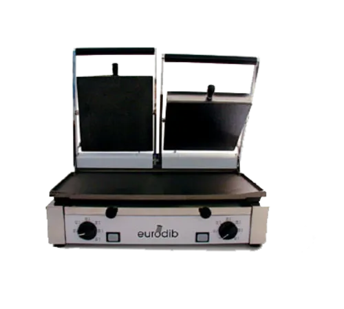 Eurodib PDM3000 Panini Grill with Double Flat and Ribbed Sides
