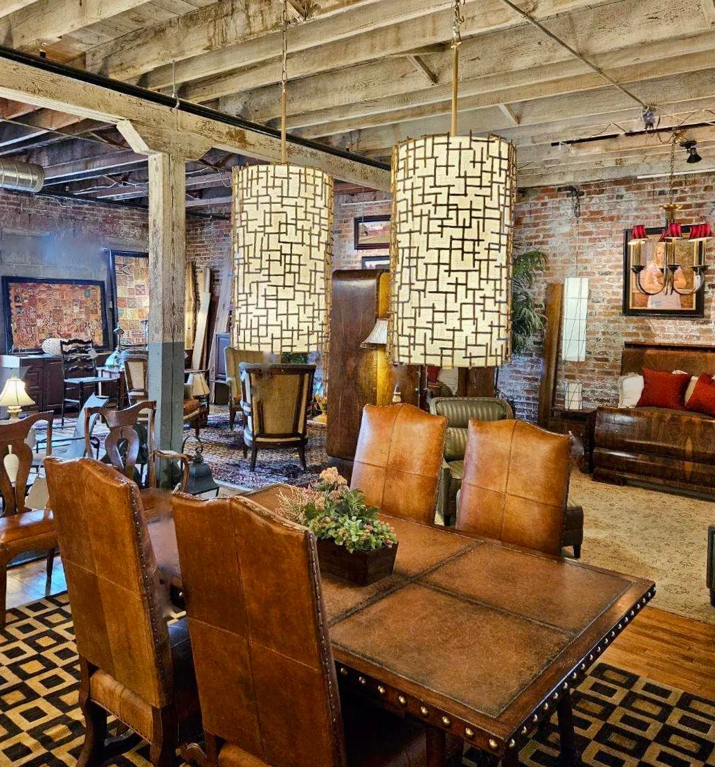 Fredrick Raymond Hinkley Lighting Co. Hanging Light, Pendant,"Farrah" Burnished Gold