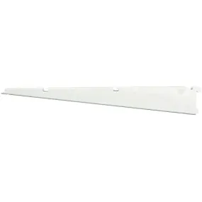 freedomRail 20 Inch Wire Shelf Bracket - White