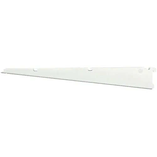 freedomRail 20 Inch Wire Shelf Bracket - White