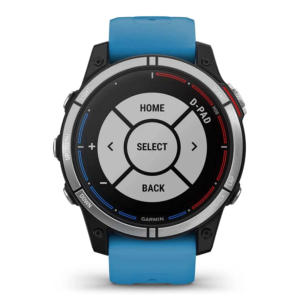 Garmin Quatix 7–Standard Edition Tide Changes and Anchor Drag Alerts Waypoint Marking Marine GPS Smartwatch - 010-02540-60