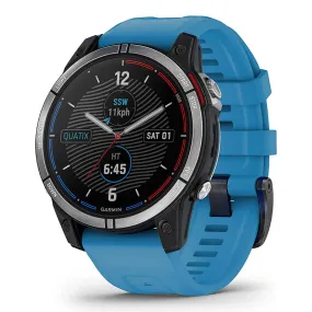 Garmin Quatix 7–Standard Edition Tide Changes and Anchor Drag Alerts Waypoint Marking Marine GPS Smartwatch - 010-02540-60