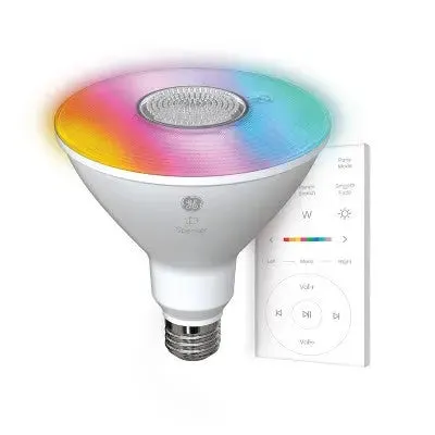 GE Remote Included LED  Speaker and Color Changing Floodlight Bulb