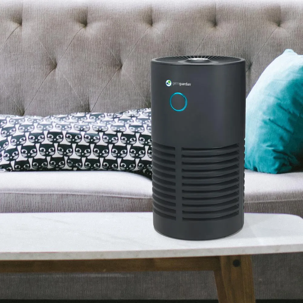 GermGuardian Air Purifier with HEPA Filter, UV-C, Removes Odors, Smoke, Mold, 150 Sq. ft, AC4700BDLX