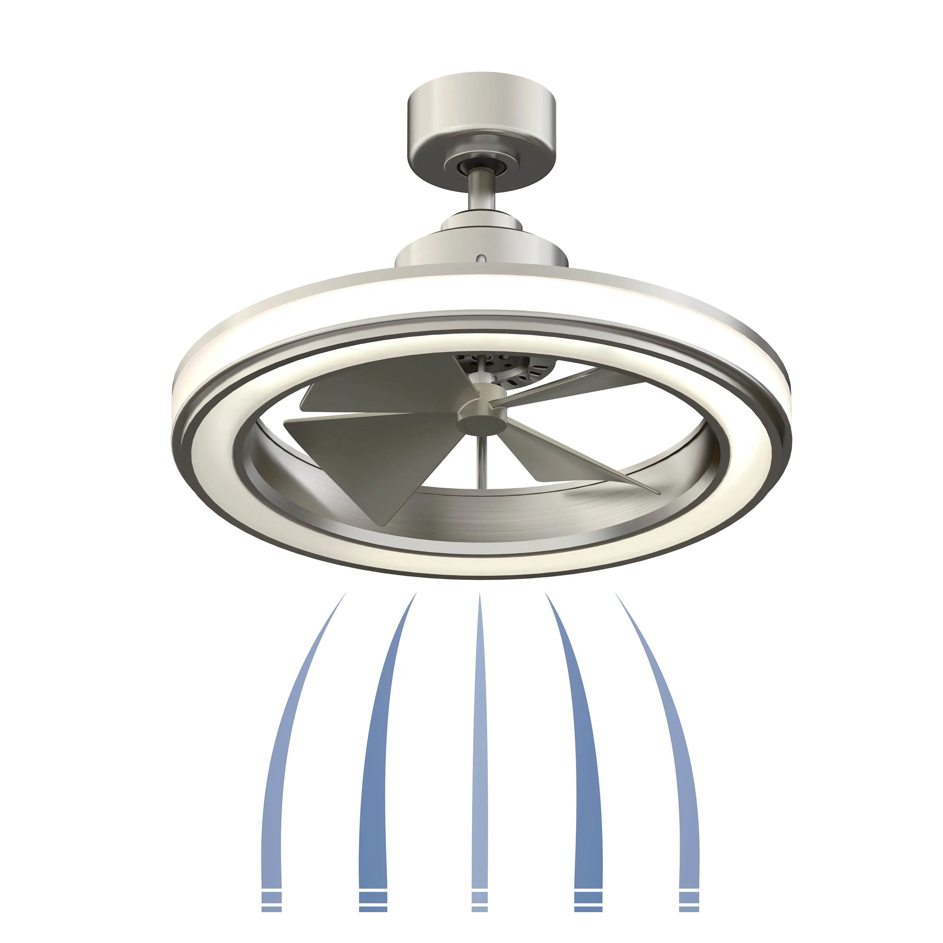 Gleam Ceiling Fan with Light