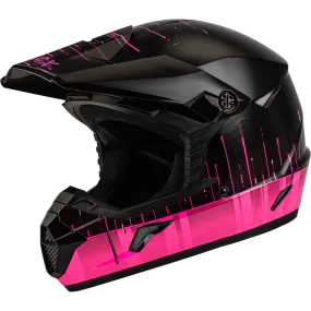 Gmax MX-46 Frequency Off-Road Helmet Black/Pink