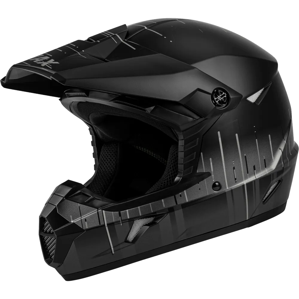 Gmax MX-46 Frequency Off-Road Helmet Matte Black/Grey