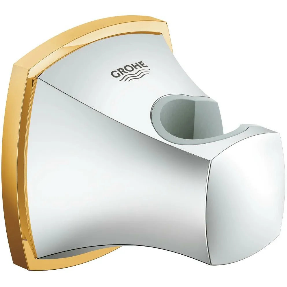 Grohe Chrome/Gold Grandera Wall hand Shower holder