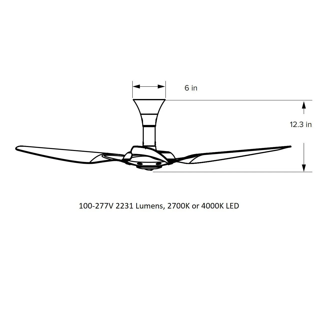 Haiku Outdoor Low Profile Ceiling Fan
