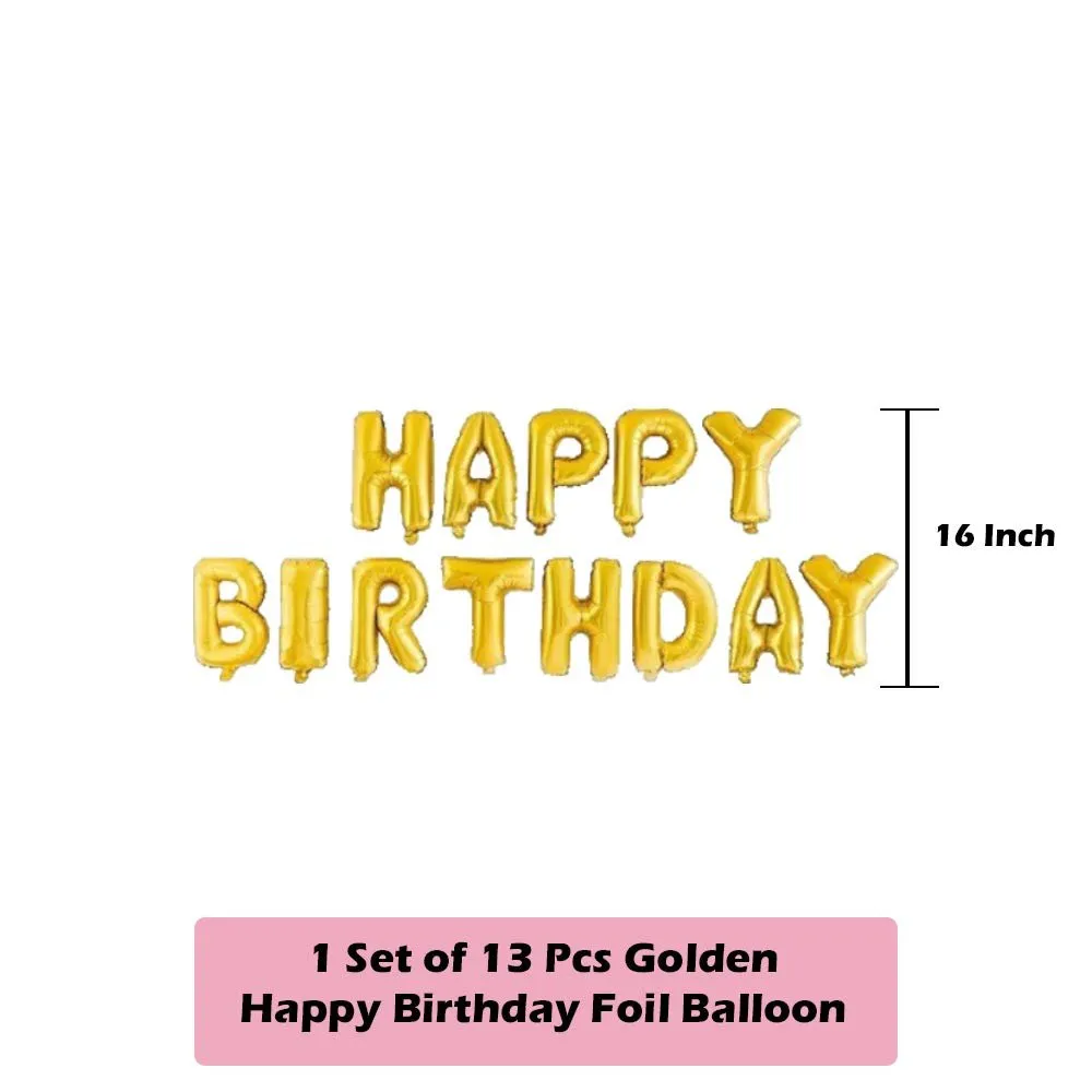 Happy Birthday 68 Pcs Romantic Surprise for Husband or Wife
