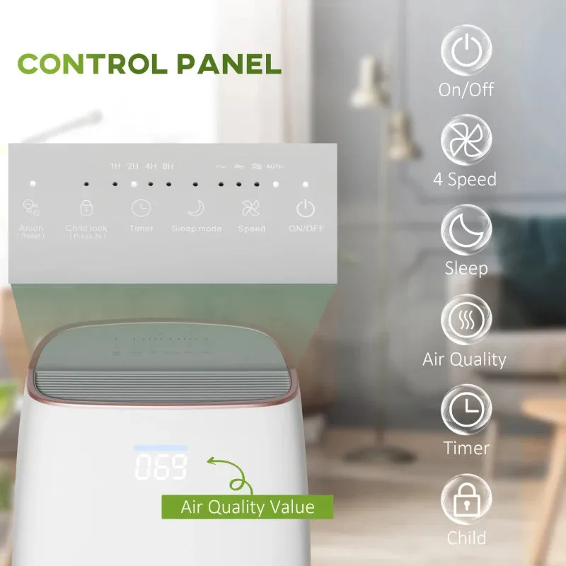 HOMCOM Air Purifiers - White