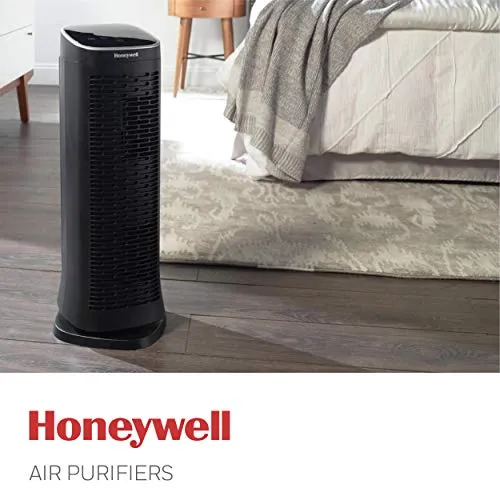 Honeywell HFD320 Air Genius 5 Air Purifier, Large Rooms (250 sq. ft.) Black