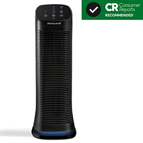 Honeywell HFD320 Air Genius 5 Air Purifier, Large Rooms (250 sq. ft.) Black