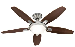 Hunter Contempo 52" Ceiling Fan w/Built-In Light 5 Blades 50612 / 50613