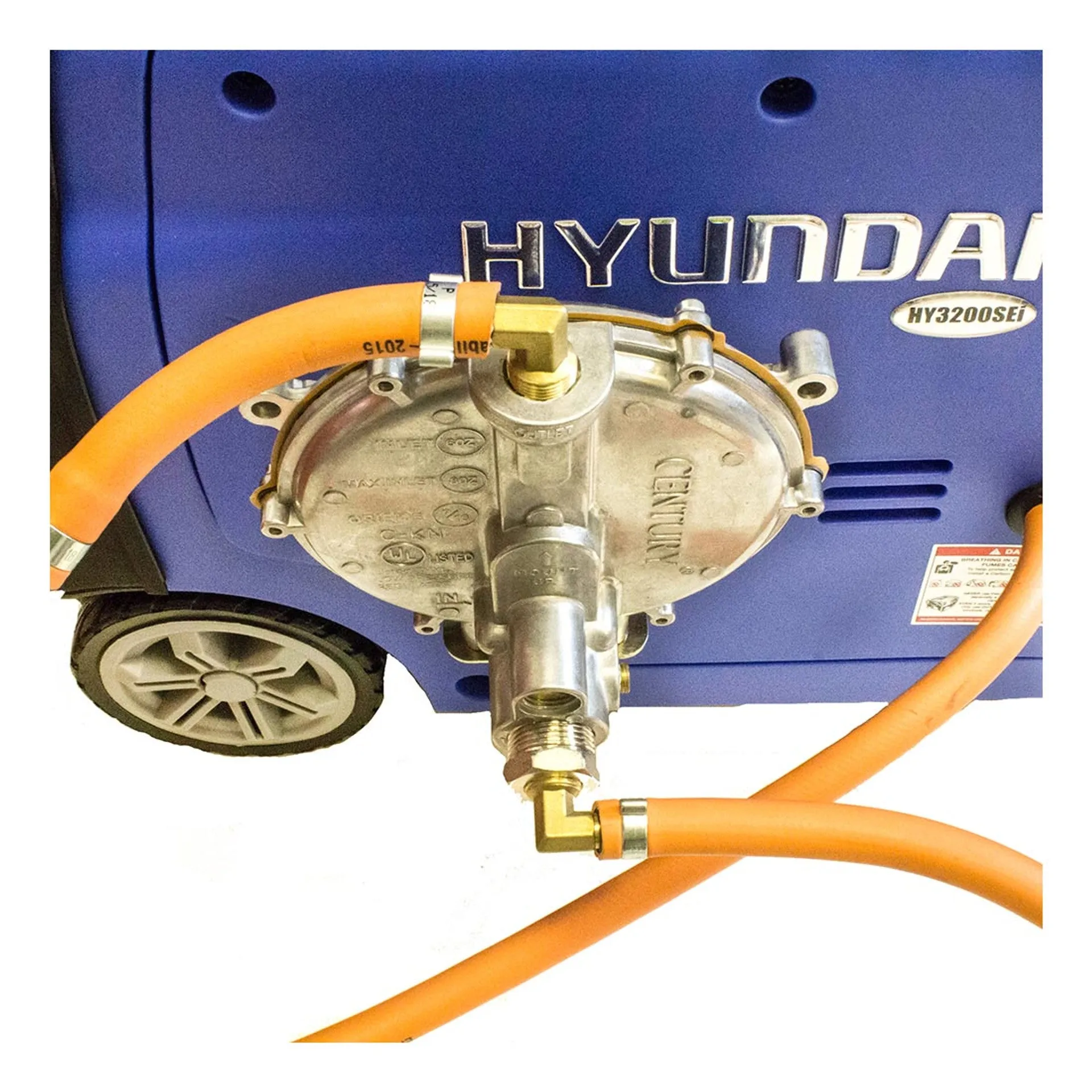 Hyundai HY3200SEi Petrol Inverter Generator, Remote Keyfob & Electric Start, Wheel Kit 3200W/240V