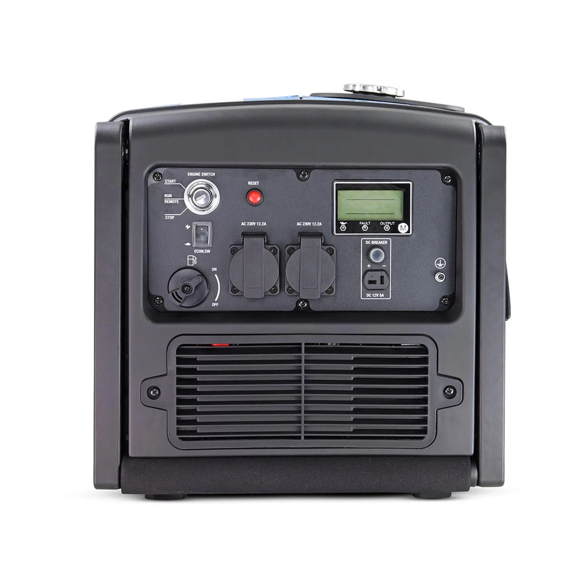 Hyundai HY3200SEi Petrol Inverter Generator, Remote Keyfob & Electric Start, Wheel Kit 3200W/240V