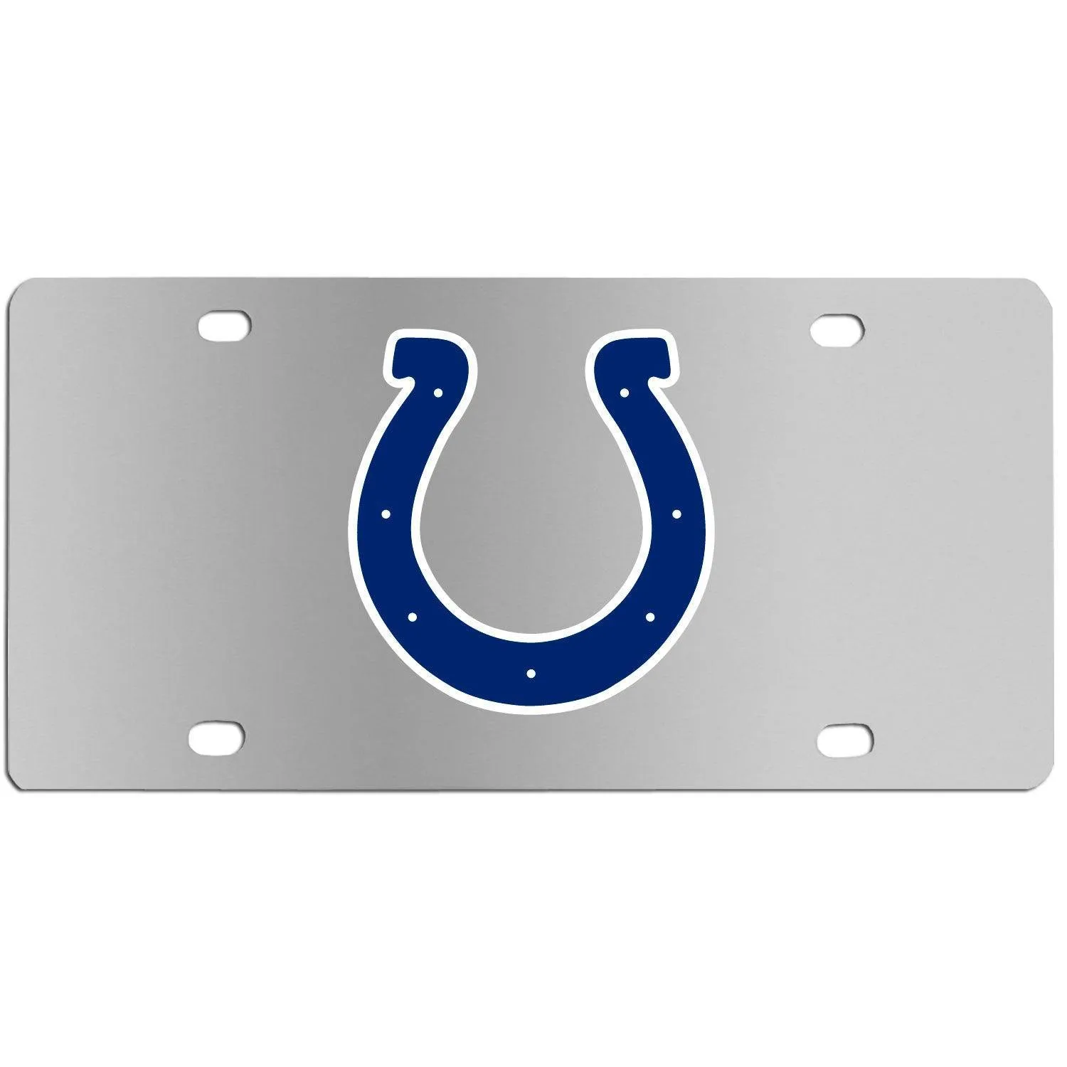Indianapolis Colts Steel License Plate Wall Plaque