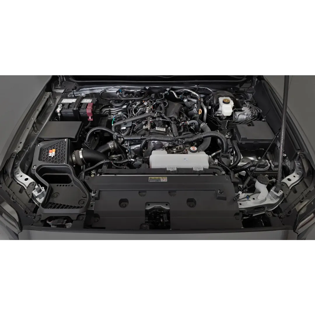K&N Cold Air Intake System - High-flow Air Filter, Roto-mold Tube - 2024 TOYOTA TACOMA L4-2.4L TURBO 63-9043