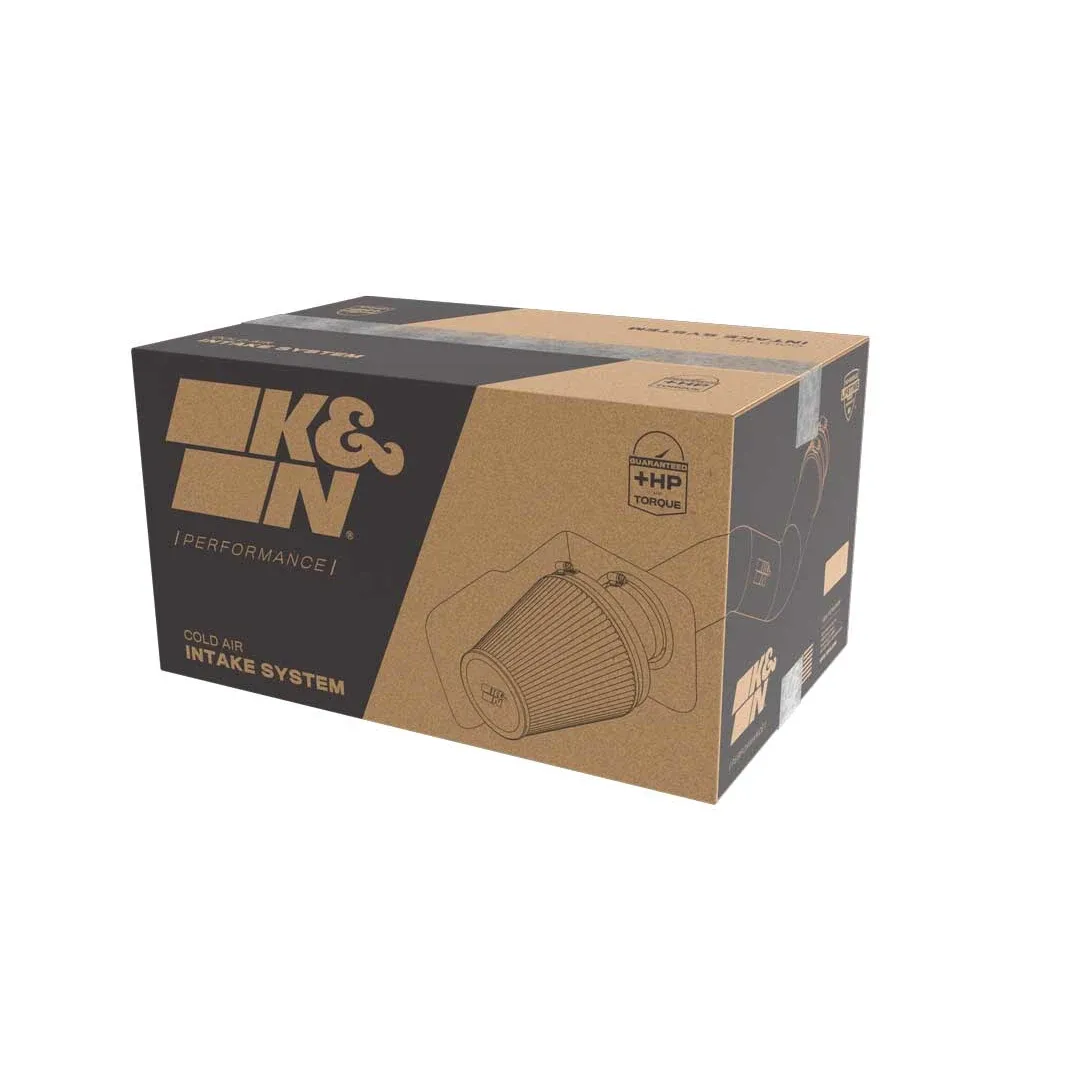 K&N Cold Air Intake System - High-flow Air Filter, Roto-mold Tube - 2024 TOYOTA TACOMA L4-2.4L TURBO 63-9043