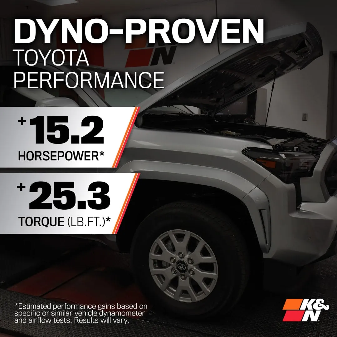K&N Performance Cold Air Intake | 2024  Toyota Tacoma
