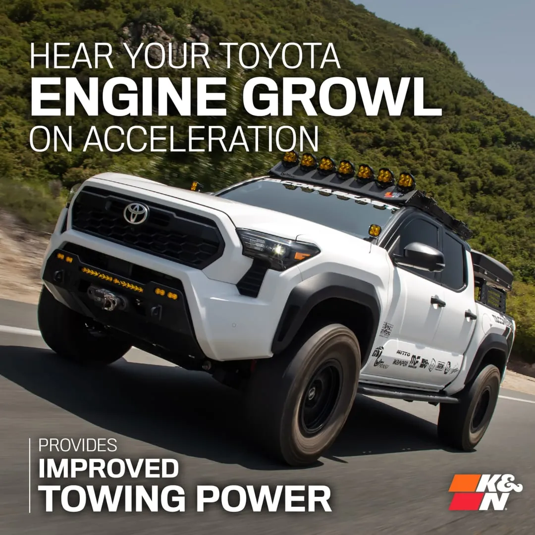 K&N Performance Cold Air Intake | 2024  Toyota Tacoma