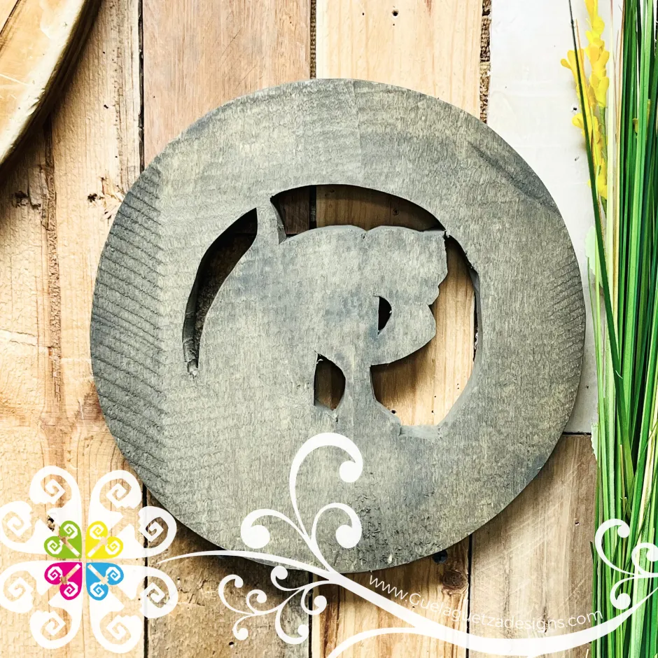 Large Natural Hand Carve Mexican Calendars