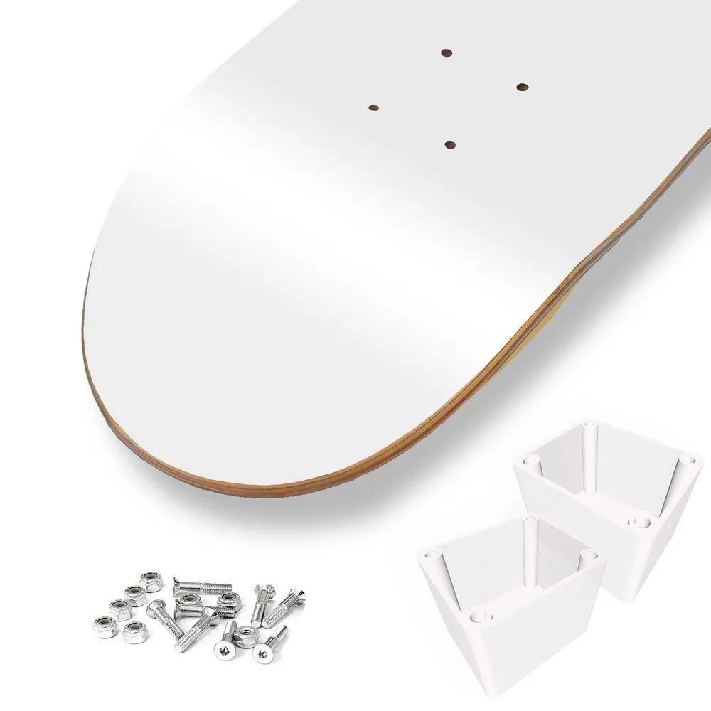 Lips and Tongue Skateboard With White Background | One Deck | Skateboard Wall Art