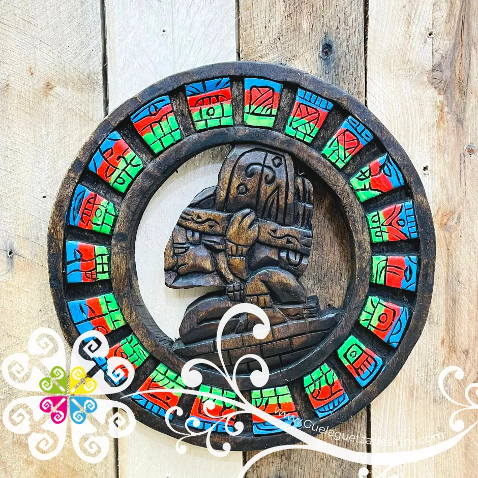 Medium  Hand Carve Mexican Calendars