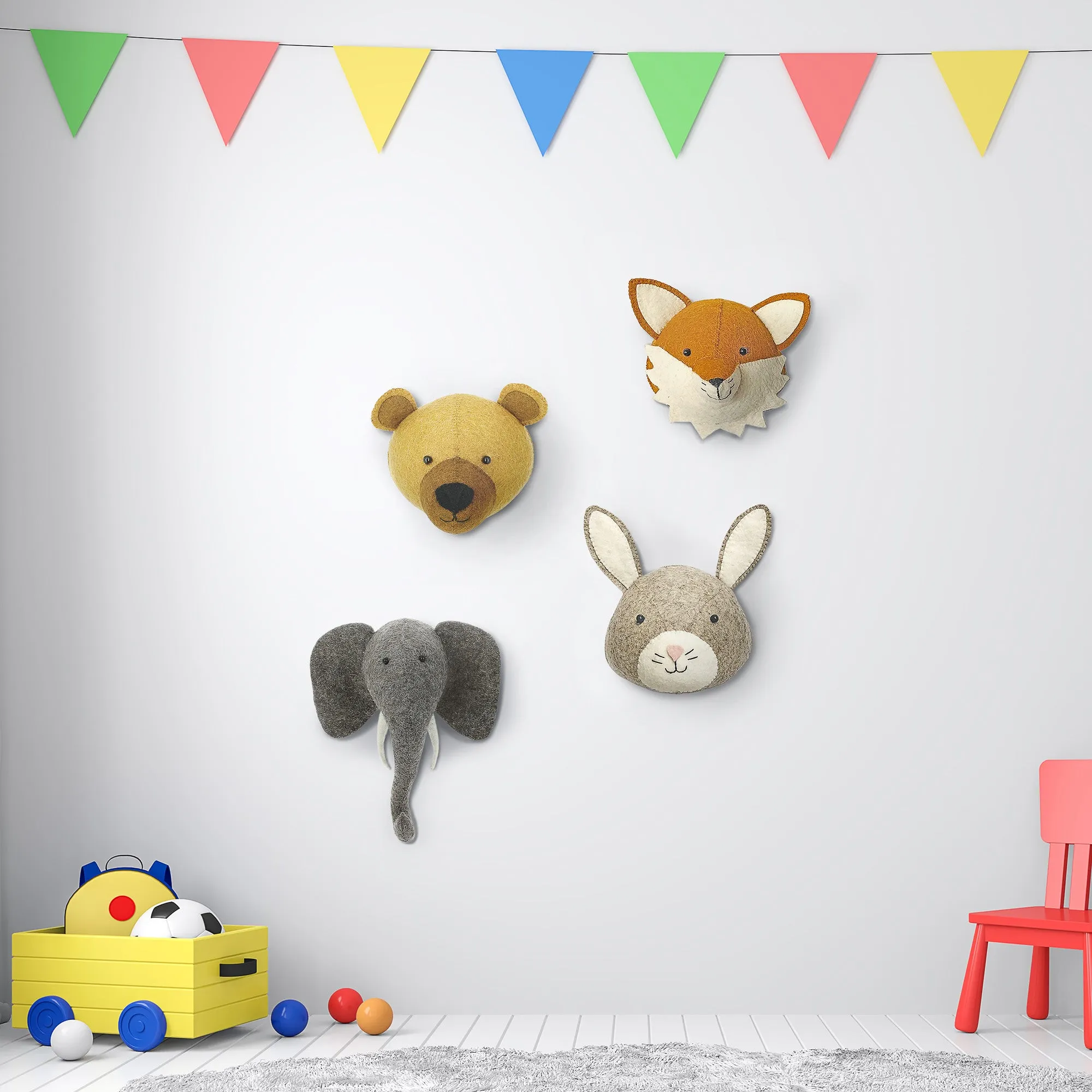Mini Bunny Head Wall Mount