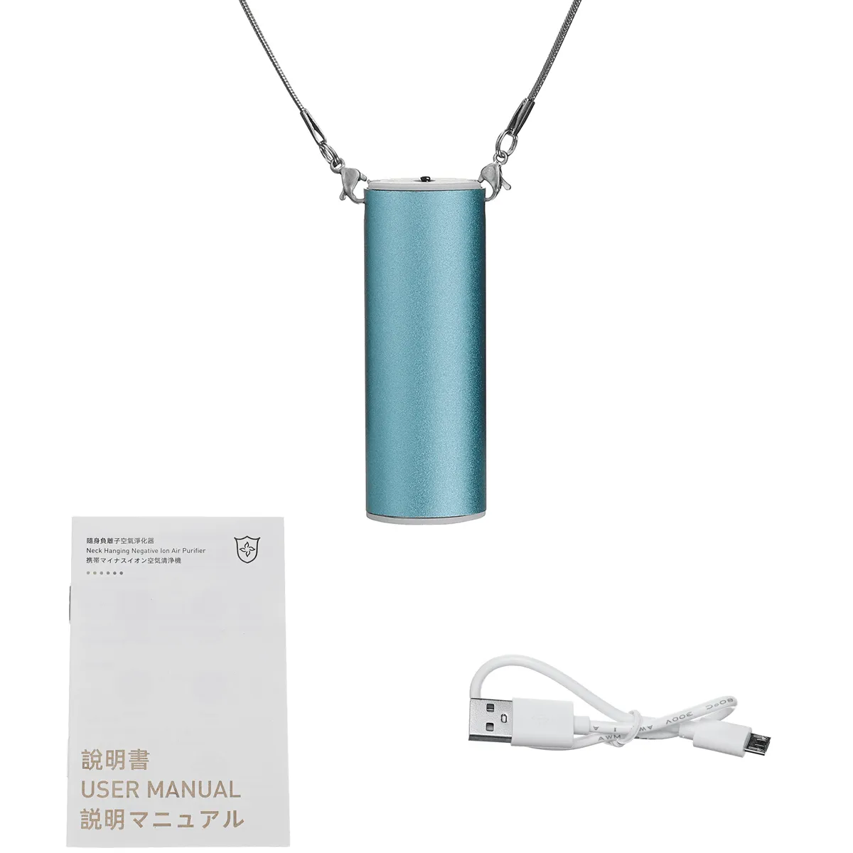 Mini Necklace Portable Air Purifier Personal Anion Wearable USB Negative Ionizer