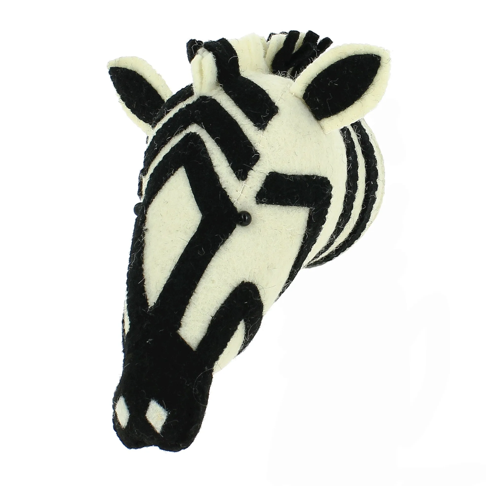 Mini Zebra Head Wall Mount